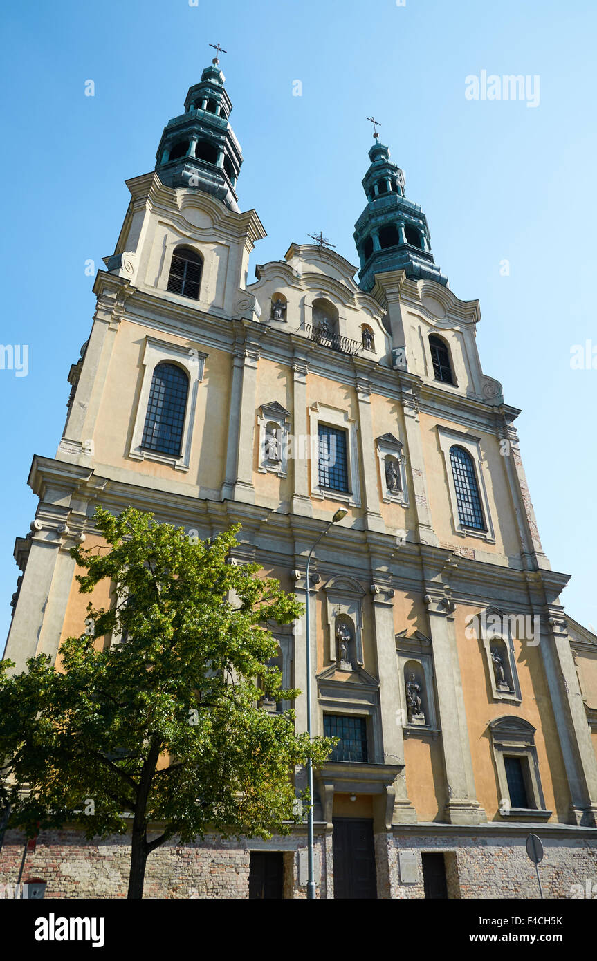 POZNAN, Polonia - 20 agosto 2015: San Francesco serafico è la Chiesa, i Francescani - Bernardini Foto Stock