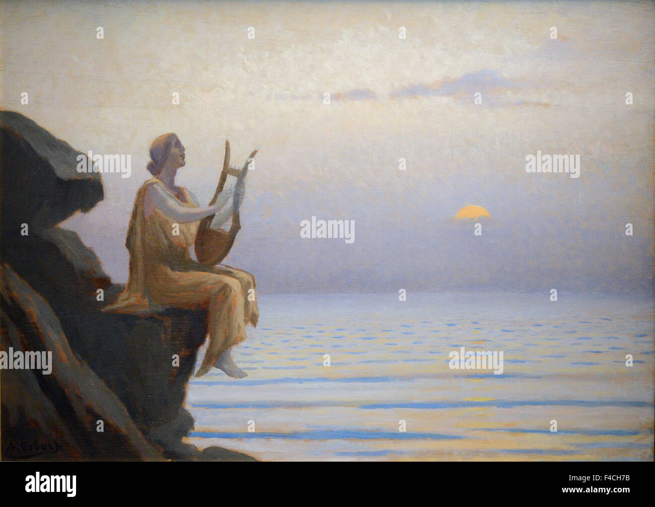 Alphonse Osbert - Harmonie du soir sur la mer - 1930 - Il Museo d' Orsay - Parigi Foto Stock