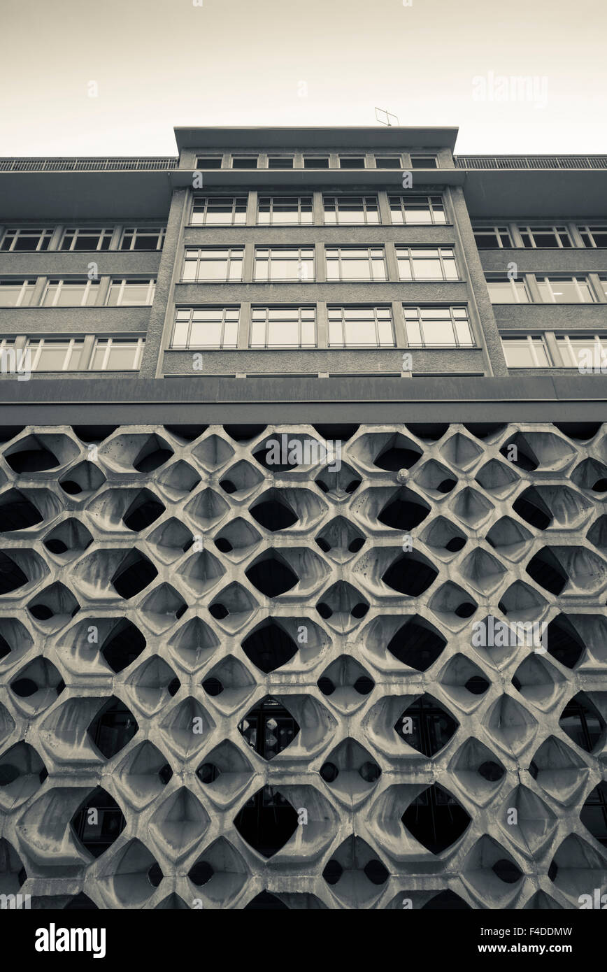 Germania, Berlino, Stasi Museum, DDR-era la polizia segreta museum in segreto ex sede della polizia, esterna Foto Stock