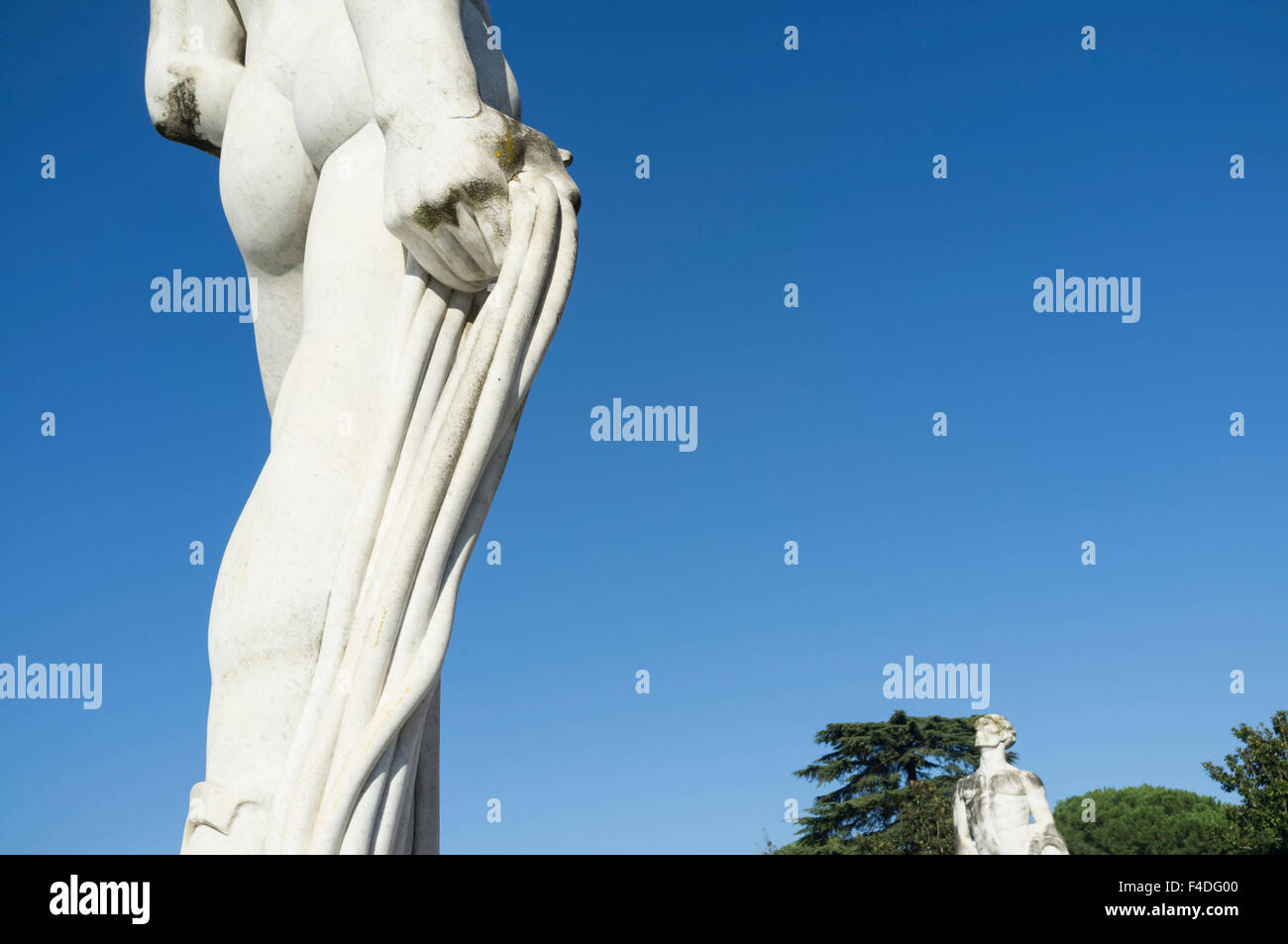 Foro Italico, Stadio dei Marmi disegnato nel 1920 da Enrico Del Debbio, Roma, Italia Foto Stock