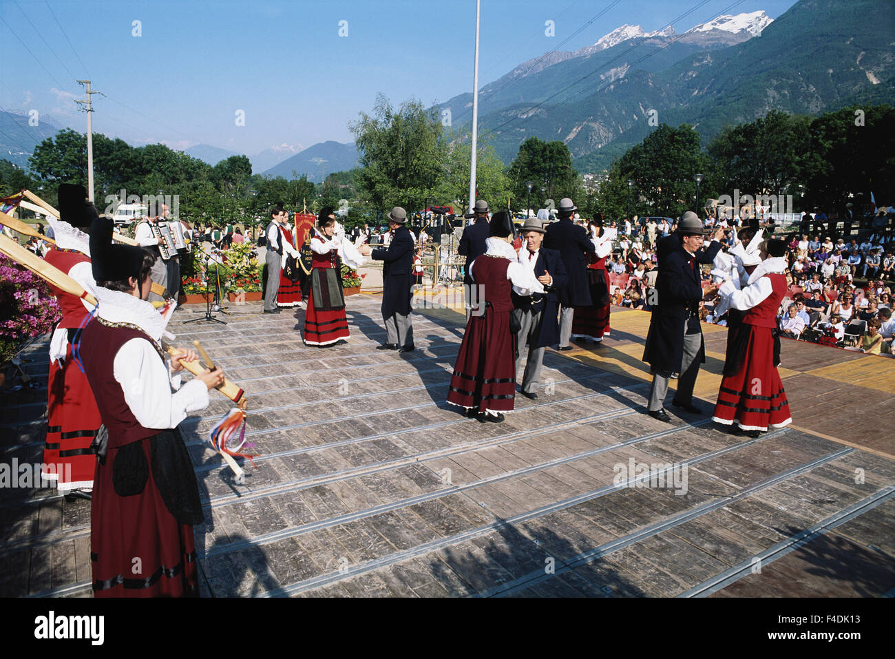 L'Italia, Fenis, Alpi Italiane. festival musicale. (Grandi dimensioni formato disponibile) Foto Stock