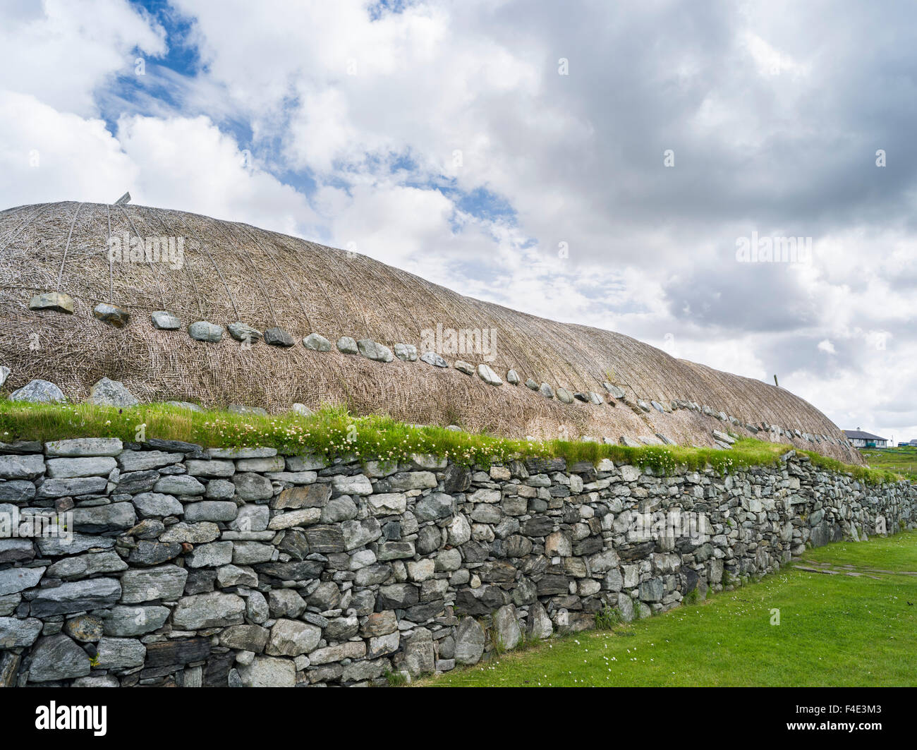 Arnol Blackhouse n. 42 sull'isola di Lewis. (Grandi dimensioni formato disponibile) Foto Stock