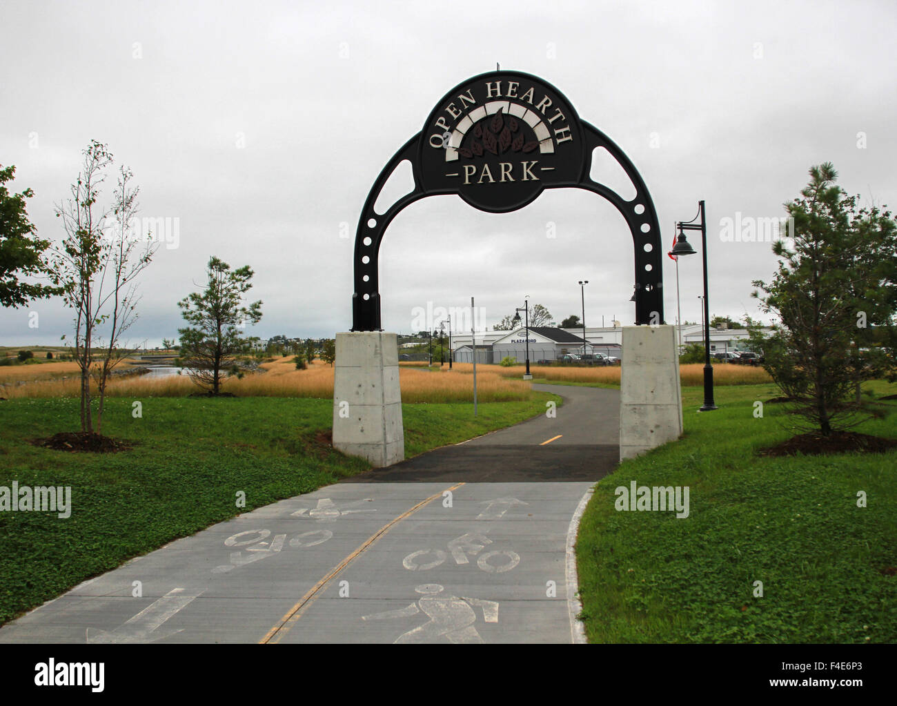 Focolare Park a Sydney, Nova Scotia. Foto Stock