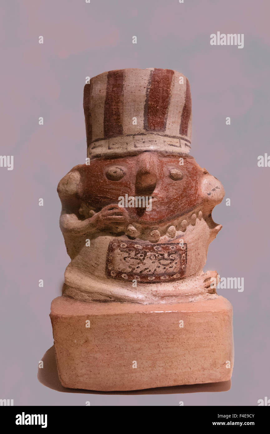 Pre-Colombian arte della ceramica nel Museo Larco, Lima, Perù. Foto Stock