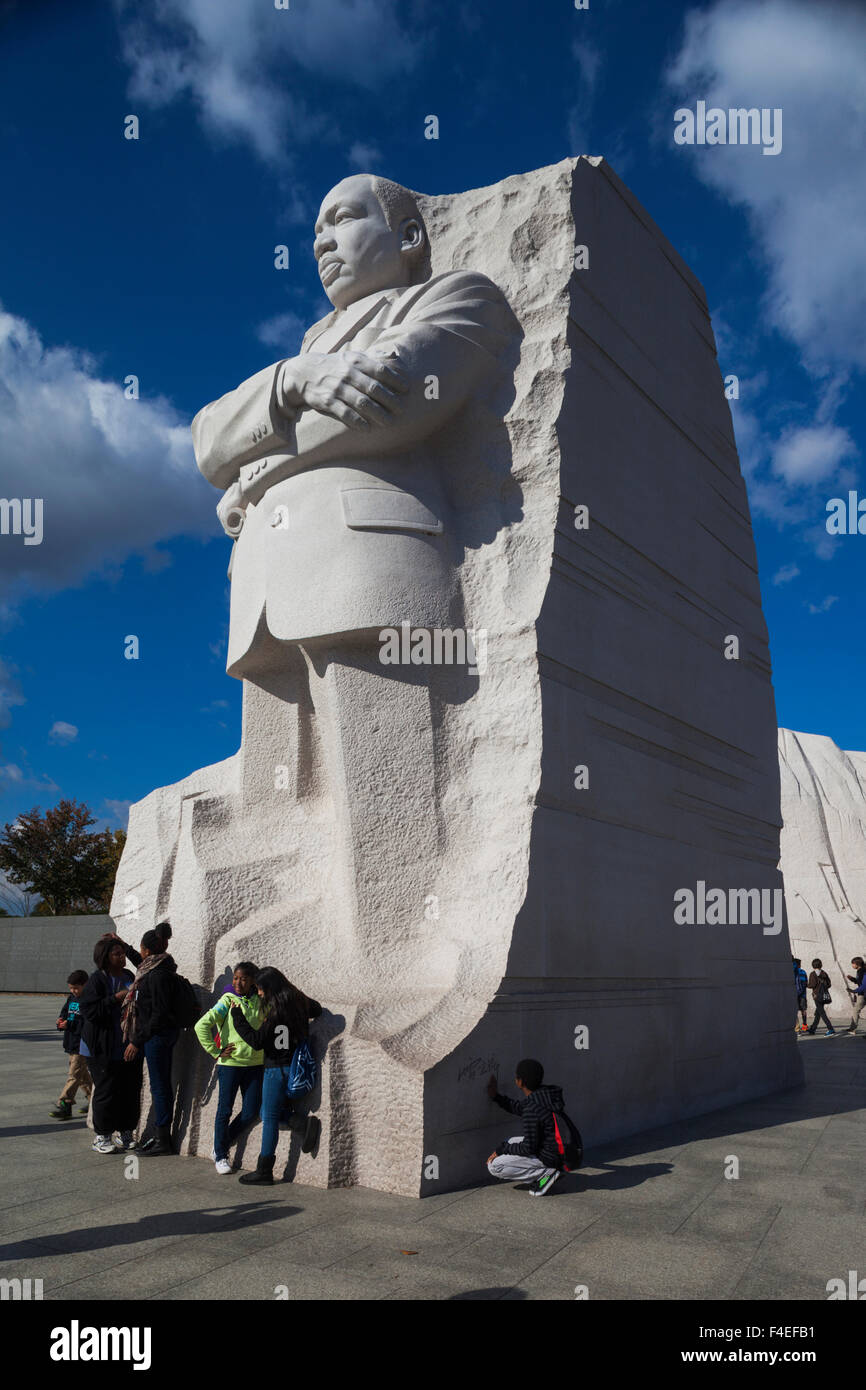 Stati Uniti d'America, Washington DC, Martin Luther King monumento Foto Stock
