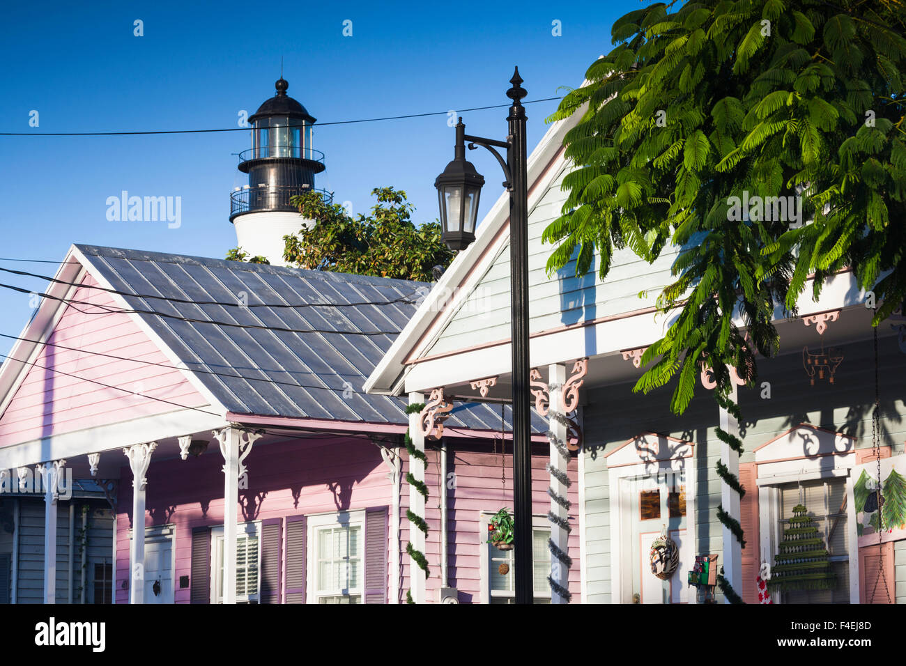 Stati Uniti d'America, Florida, Florida Keys, Key West, Key West Lighthouse. Foto Stock