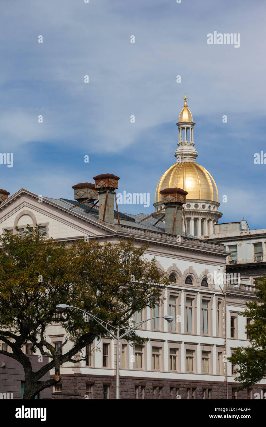 Stati Uniti d'America, New Jersey, Trenton, New Jersey State Capitol dome Foto Stock