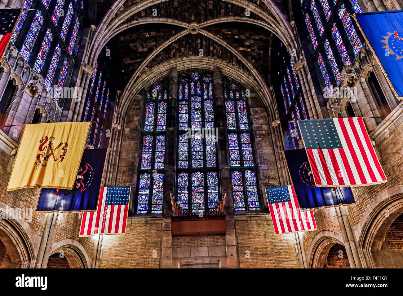 Visitare la cappella cadetto a West Point nello Stato di New York. Foto Stock