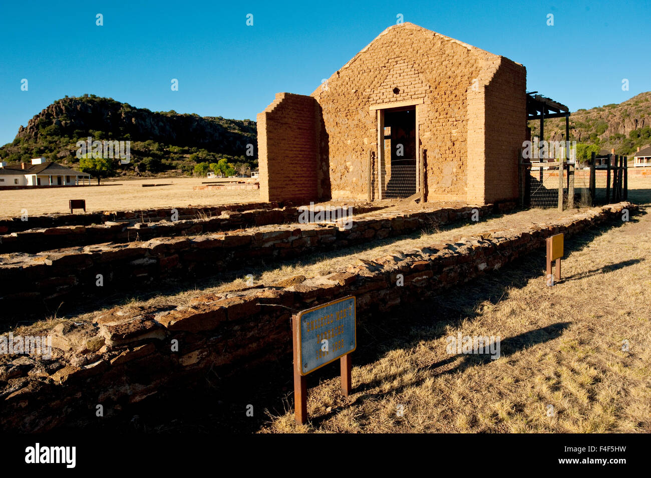 Fort Davis National Historic Site, Texas, Stati Uniti d'America. Foto Stock