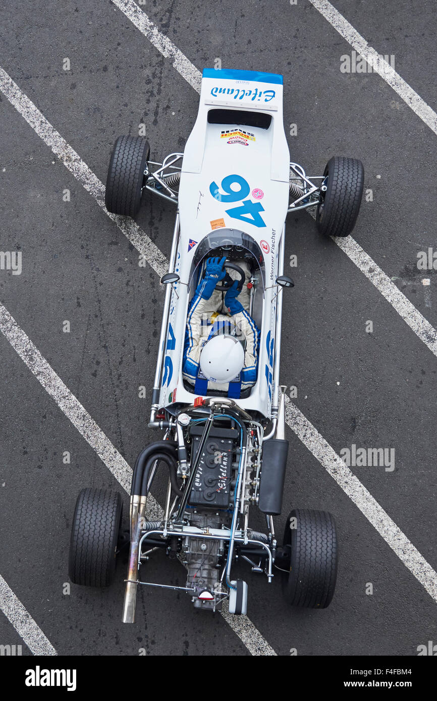 Marzo 713 Ford T/C,1971,formula tre,parc ferme, 43.AvD Oldtimer-Grand-Prix 2015 ,Nürburgring Foto Stock