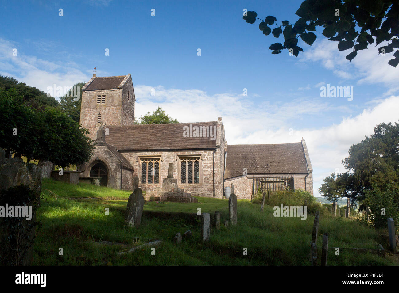 Penallt vecchia chiesa vicino Monmouth Monmouthshire South East Wales UK Foto Stock