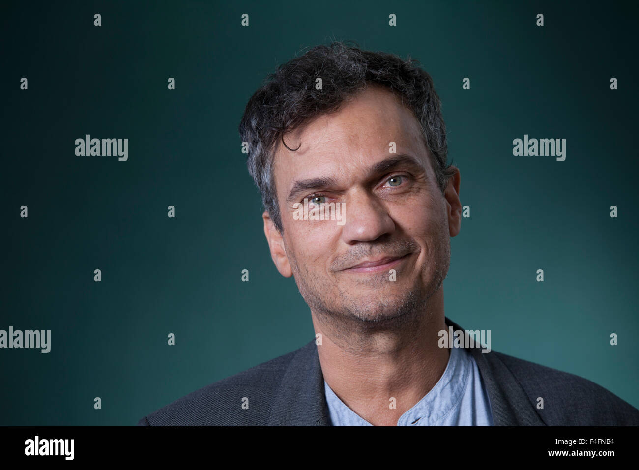 Michael Hofmann è un tedesco-nato poeta e saggista, all'Edinburgh International Book Festival 2015. Edimburgo, Scozia. 24 Agosto 2015 Foto Stock