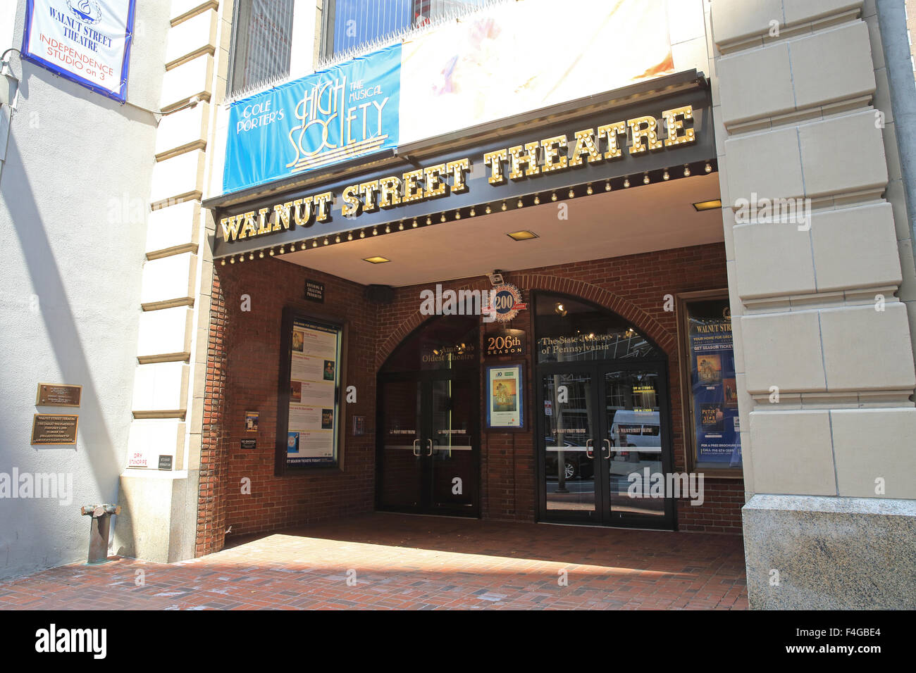 Walnut Street Theatre di Philadelphia, Pennsylvania, il più vecchio teatro negli Stati Uniti. Foto Stock