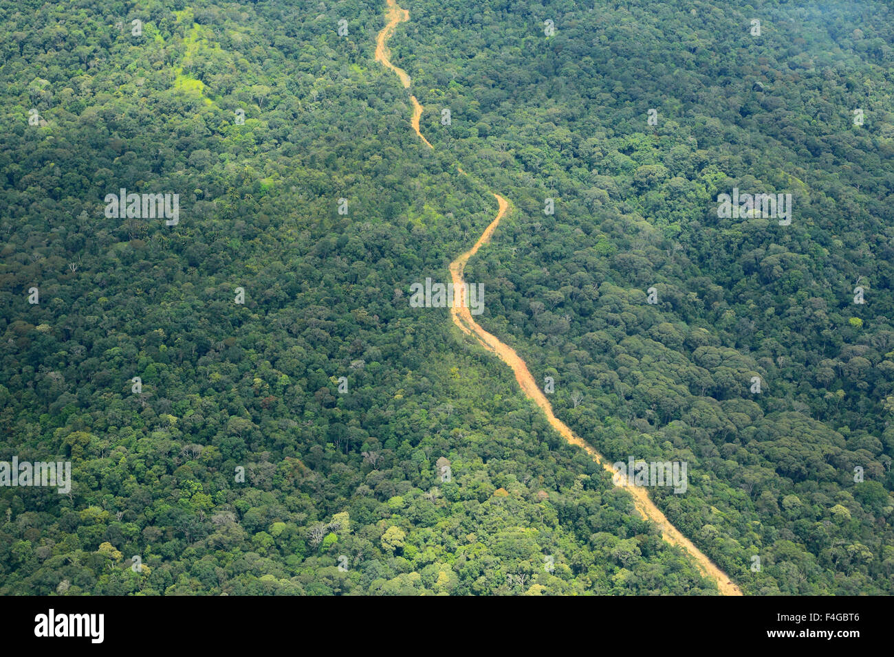 Montagna di Borneo (antenna sparare) Foto Stock