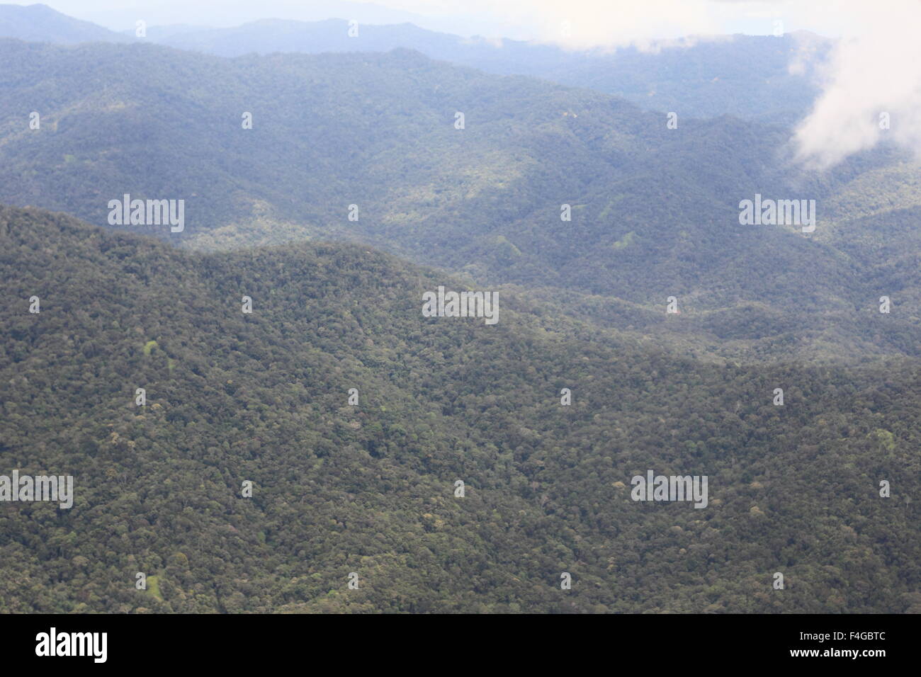Montagna di Borneo (antenna sparare) Foto Stock