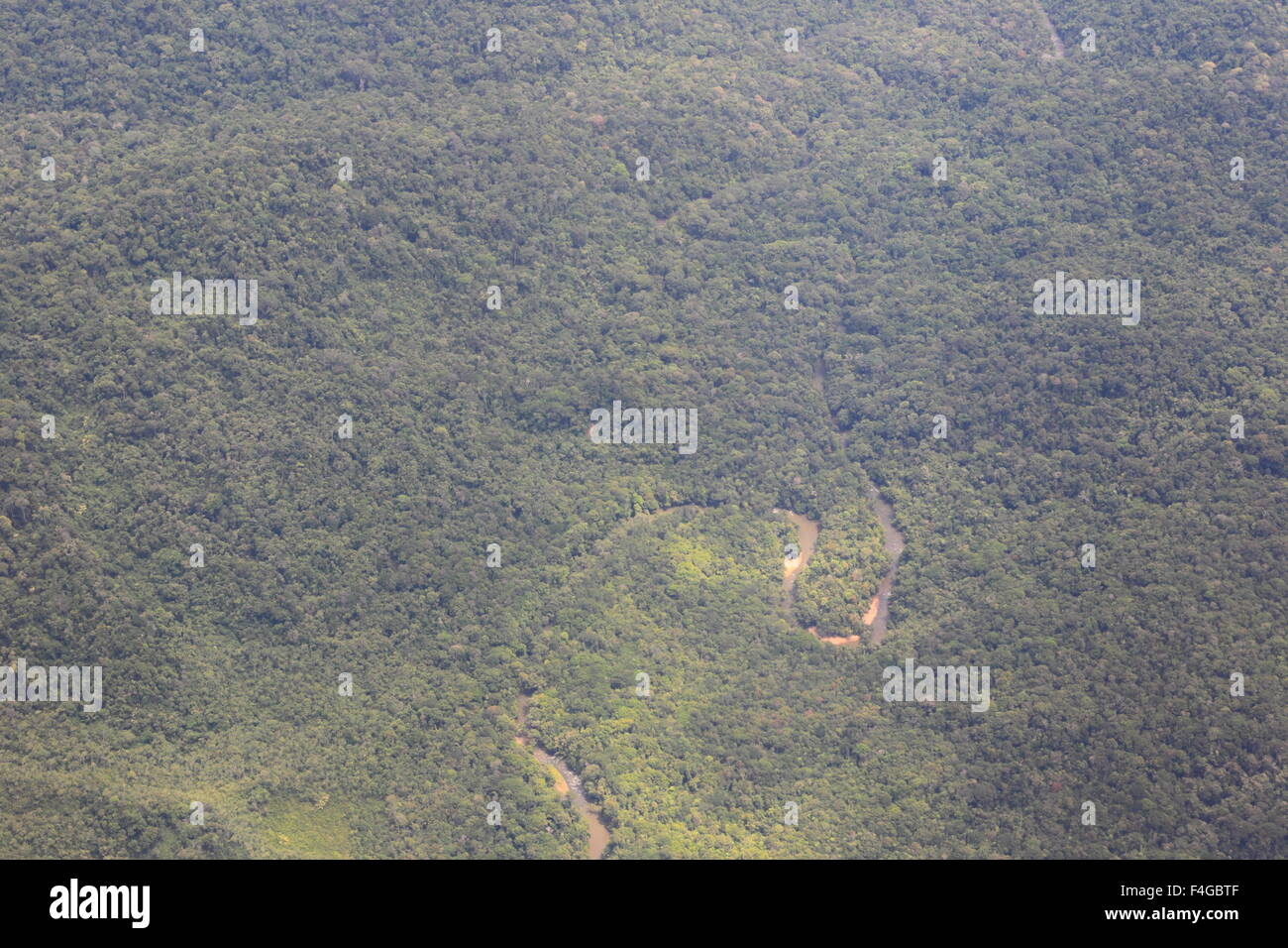 Montagna di Borneo (antenna sparare) Foto Stock