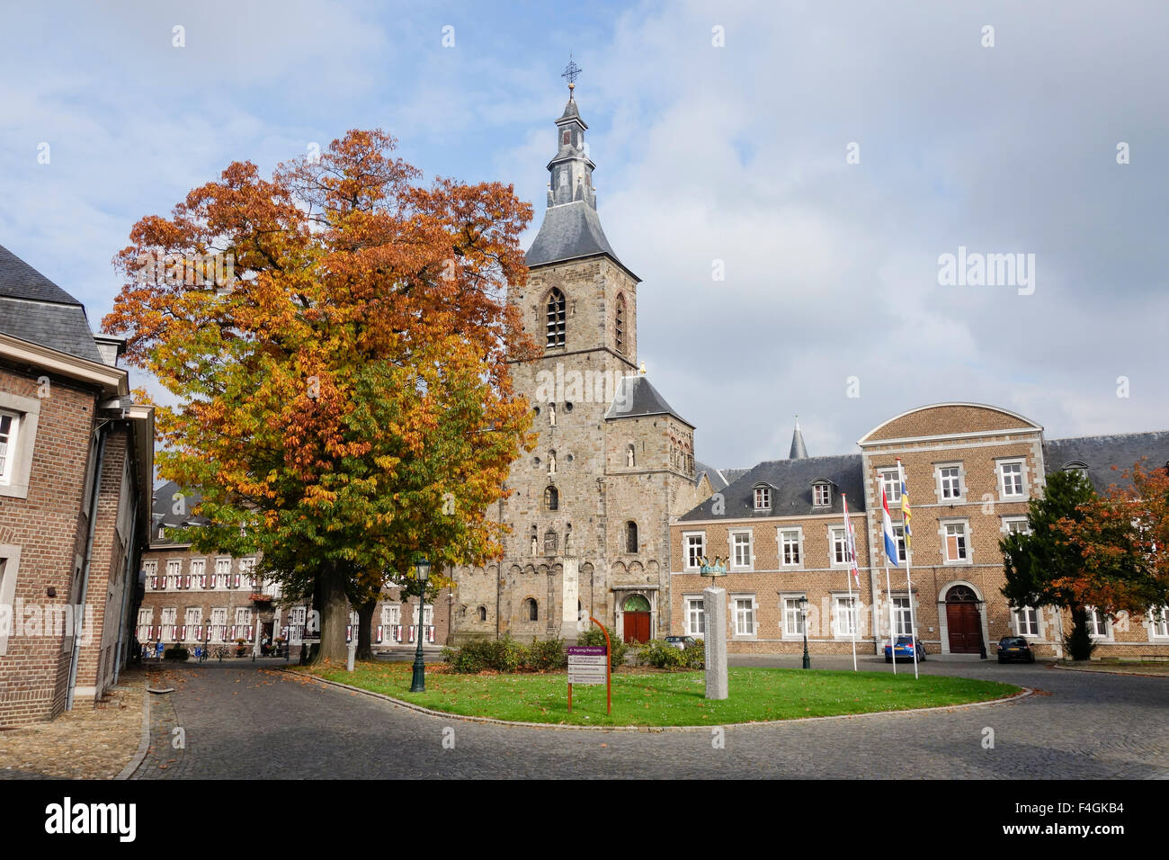 Rolduc abbazia medievale, Kerkrade, Limburgo, Paesi Bassi. Foto Stock
