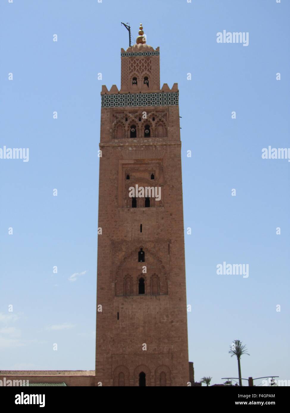 La Moschea di Koutoubia, Marrakech, Marocco, Africa Foto Stock