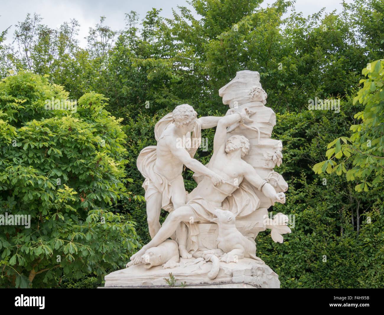 Versailles statua da giardino Foto Stock