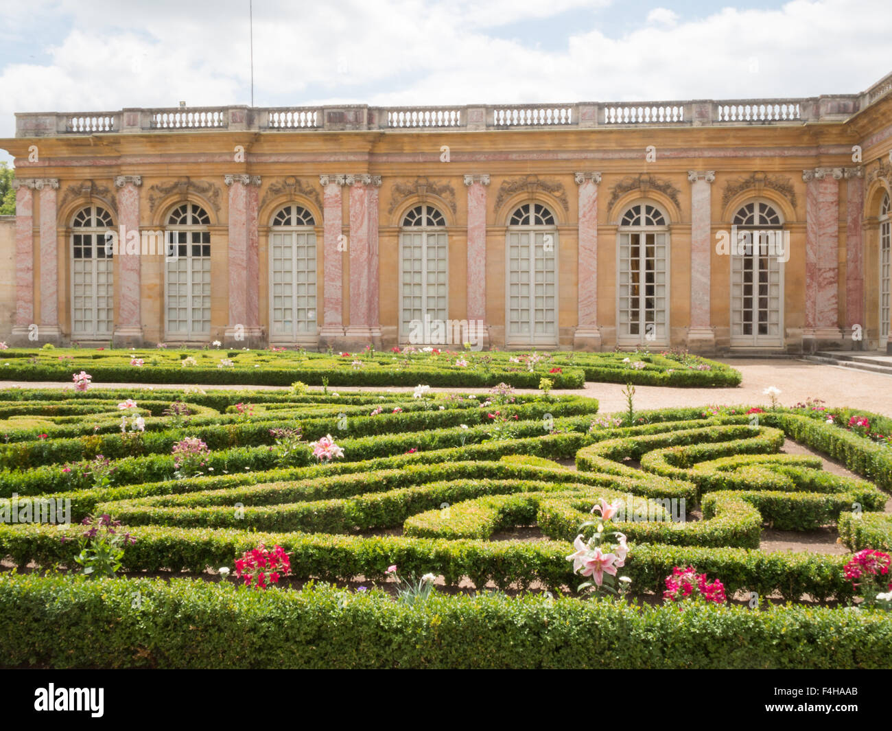 Il Grand Trianon Palace Garden e la facciata Foto Stock
