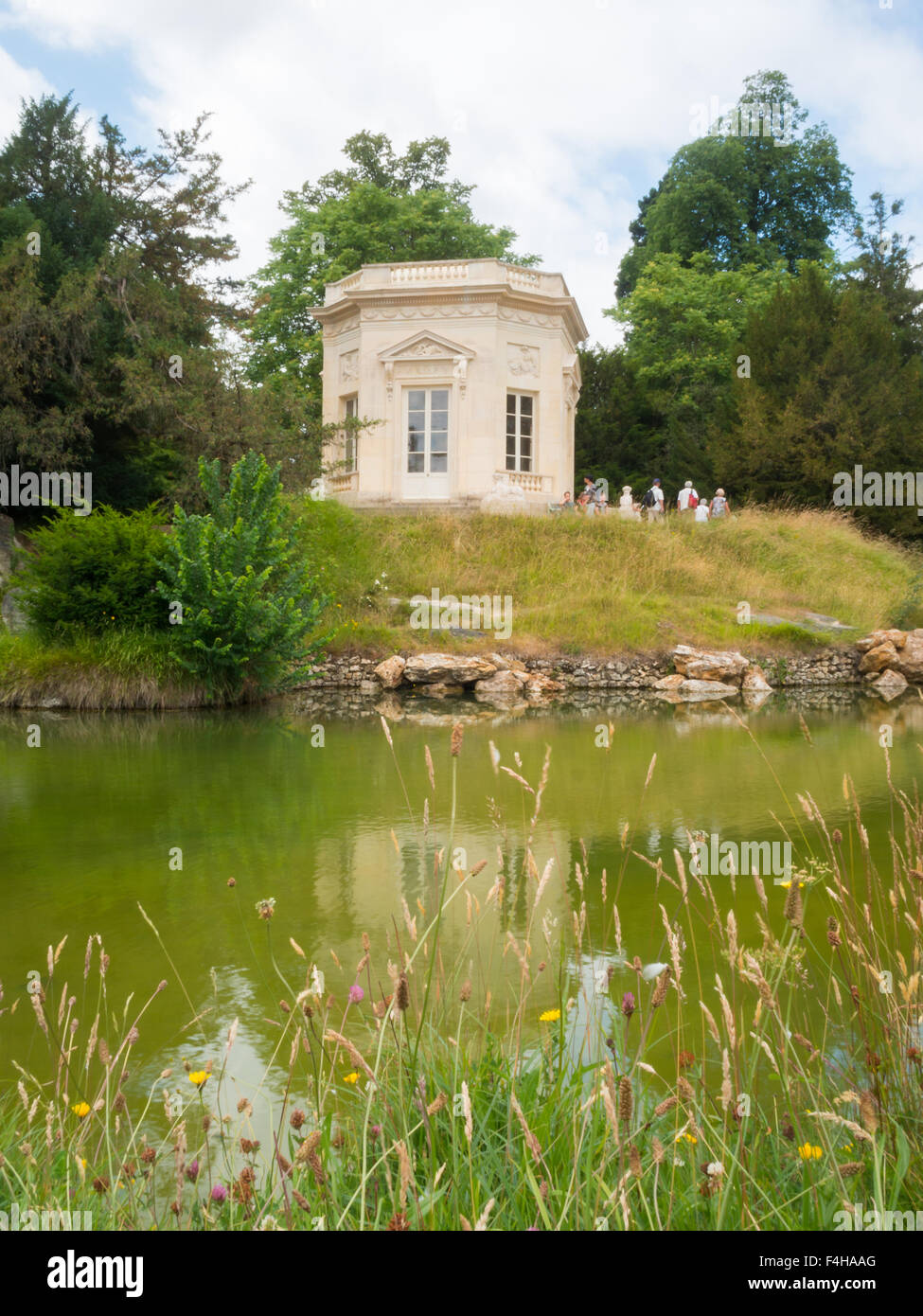 Il Petit Trianon Belvedere sopra il lago Foto Stock