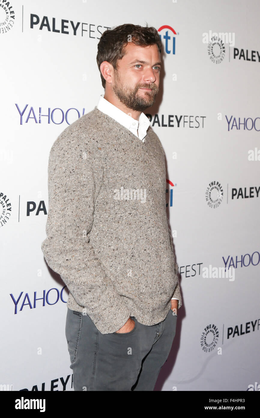 Joshua Jackson assiste "l'Affare' a screening PaleyFest New York 2015 presso il Paley Centre for Media il 12 ottobre 2015. Foto Stock