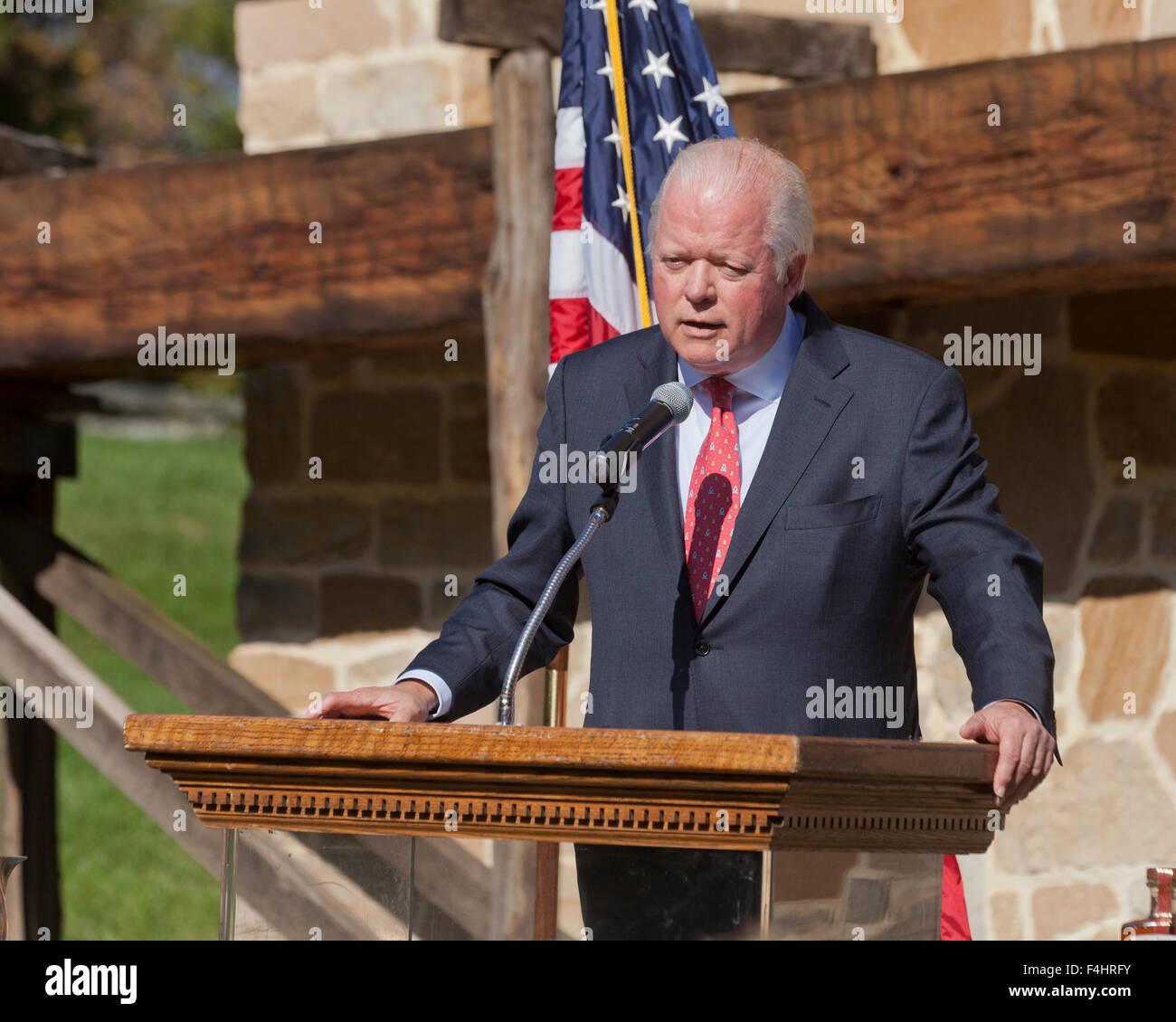 Curt Viebraz, Presidente e CEO di George Washington Mount Vernon Estate, ad Alexandria, Virginia, Stati Uniti d'America Foto Stock