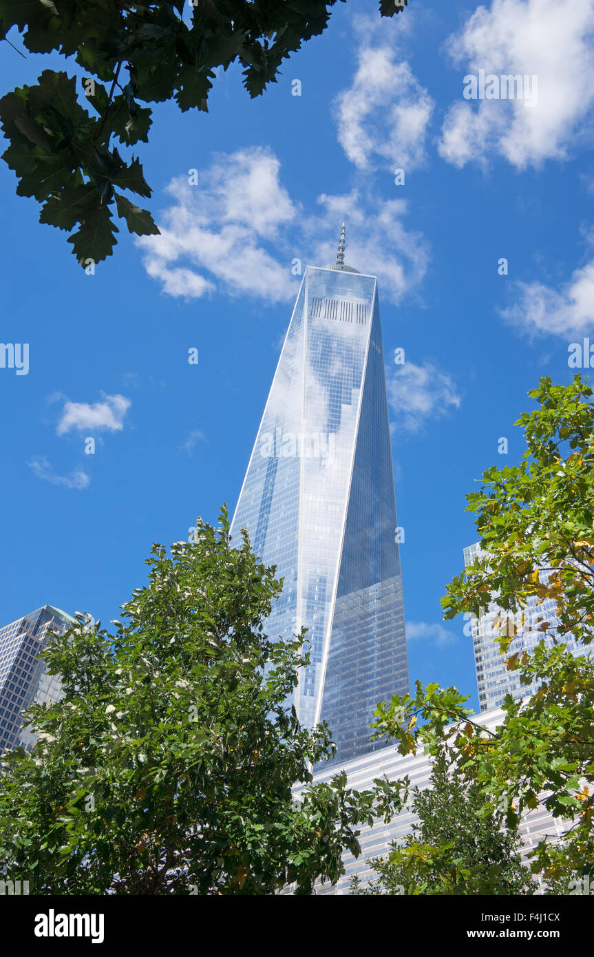 La One World Trade Center Building, Manhattan NYC, New York, Stati Uniti d'America Foto Stock