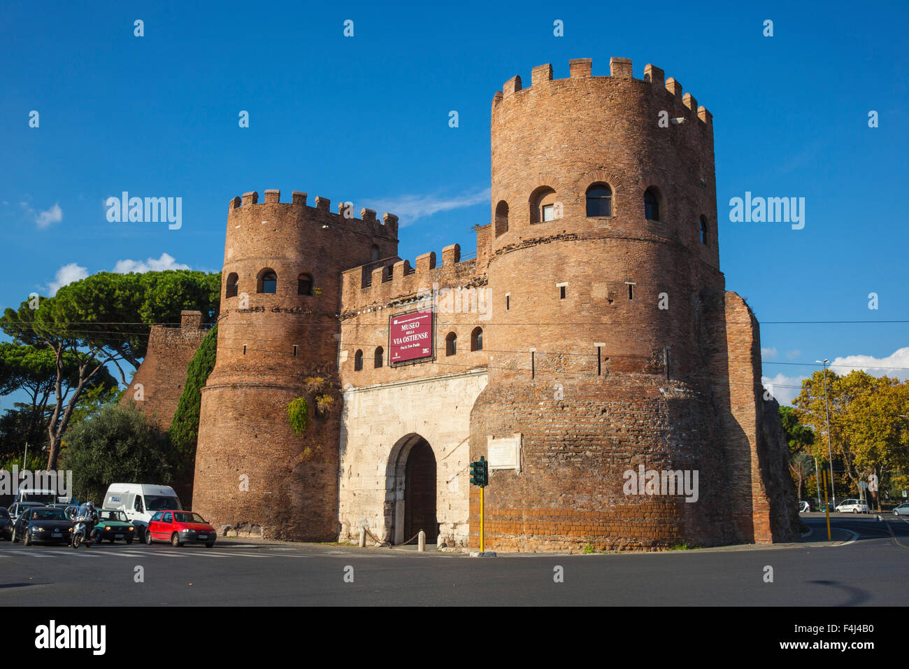 Porta San Paolo, Roma, Lazio, l'Italia, Europa Foto Stock