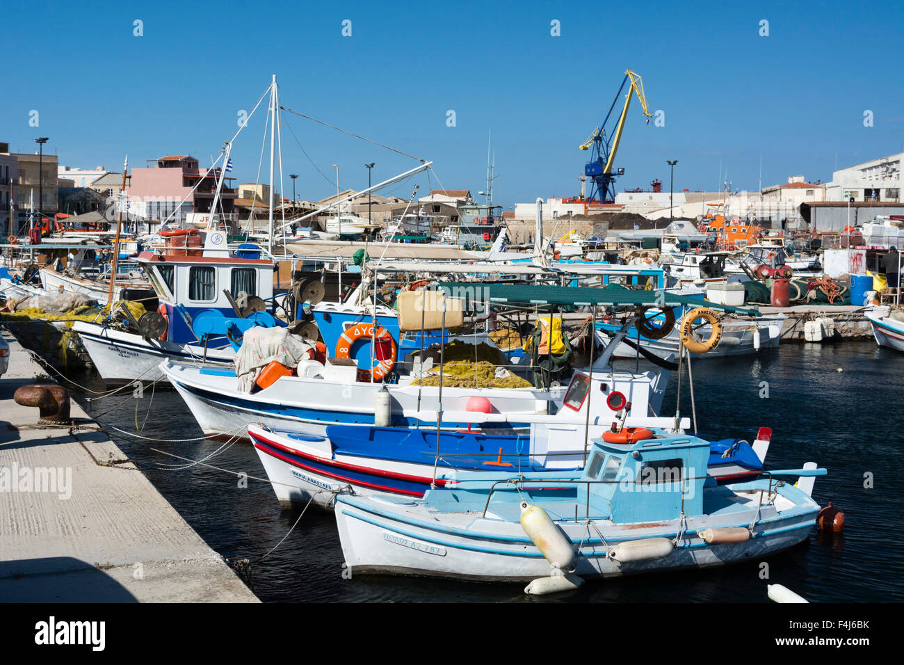 Ermoupoli, Syros Island, Mare Egeo Meridionale, Cicladi, isole greche, Grecia, Europa Foto Stock