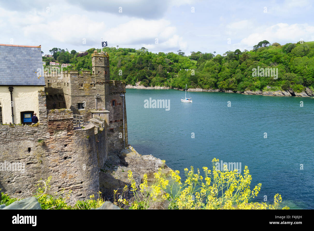 Castello di Dartmouth, Dartmouth, Devon, Inghilterra, Regno Unito, Europa Foto Stock