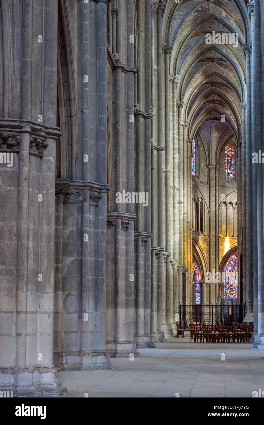 La cattedrale di Saint Etienne, Sito Patrimonio Mondiale dell'UNESCO, Bourges, Cher, Centre, Francia, Europa Foto Stock