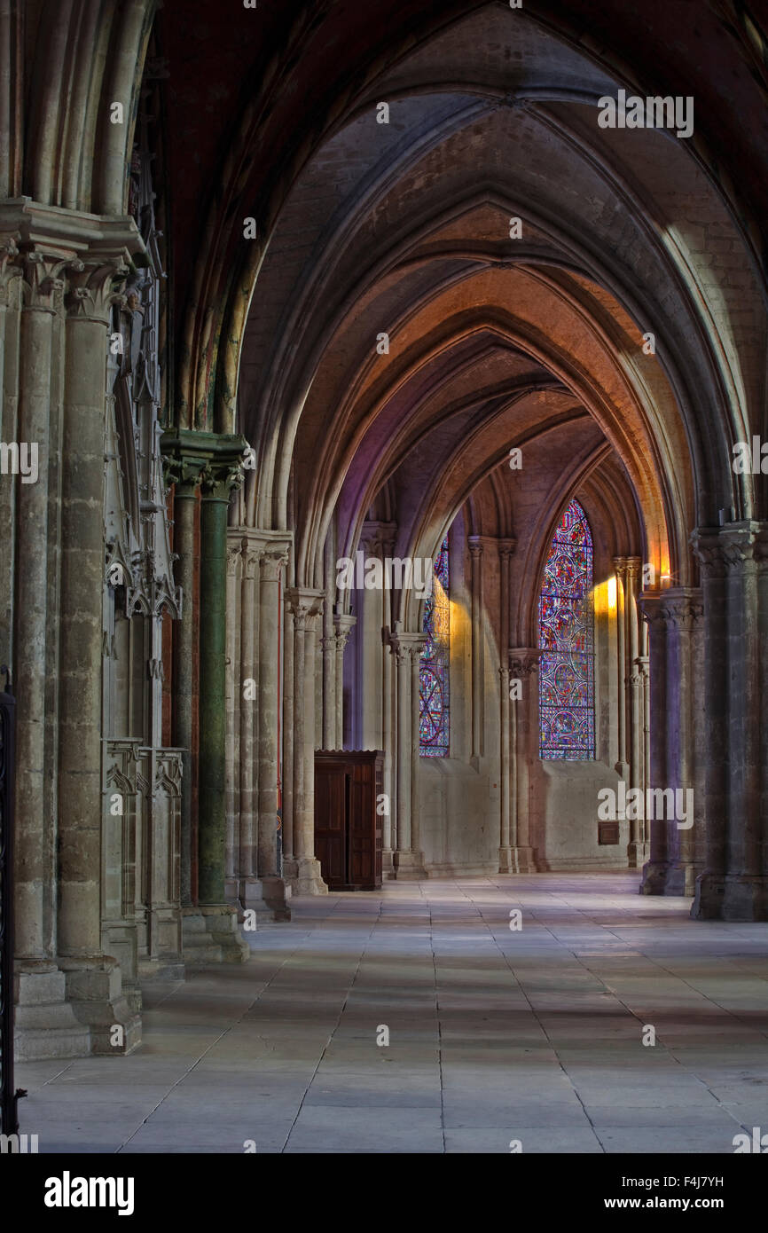 La cattedrale di Saint Etienne, Sito Patrimonio Mondiale dell'UNESCO, Bourges, Cher, Centre, Francia, Europa Foto Stock