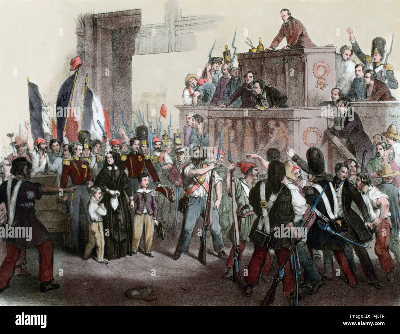 Первые революции в европе. Революция во Франции 1848-1849. Революции революции 1848 года во Франции.