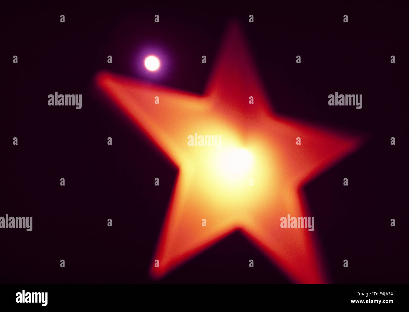 Avvento-star Foto Stock