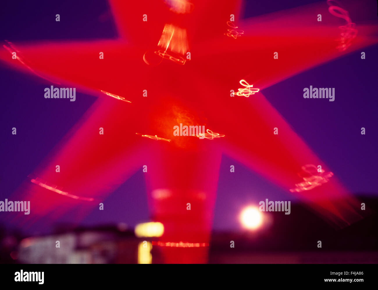 Avvento-star Foto Stock