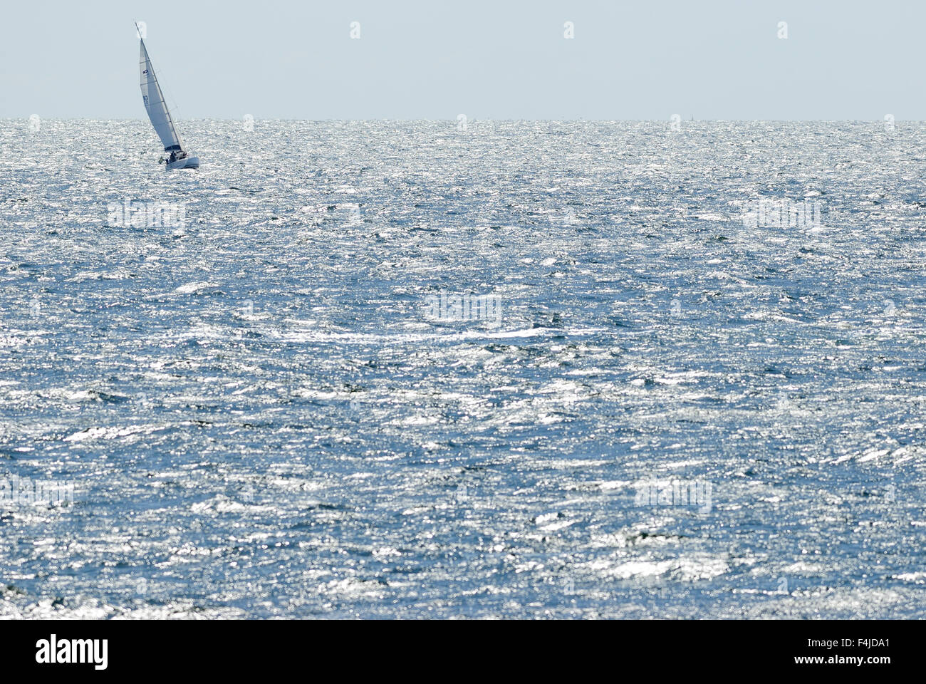 La Scandinavia, Svezia, Goteborg, barca a vela sul mare Foto Stock