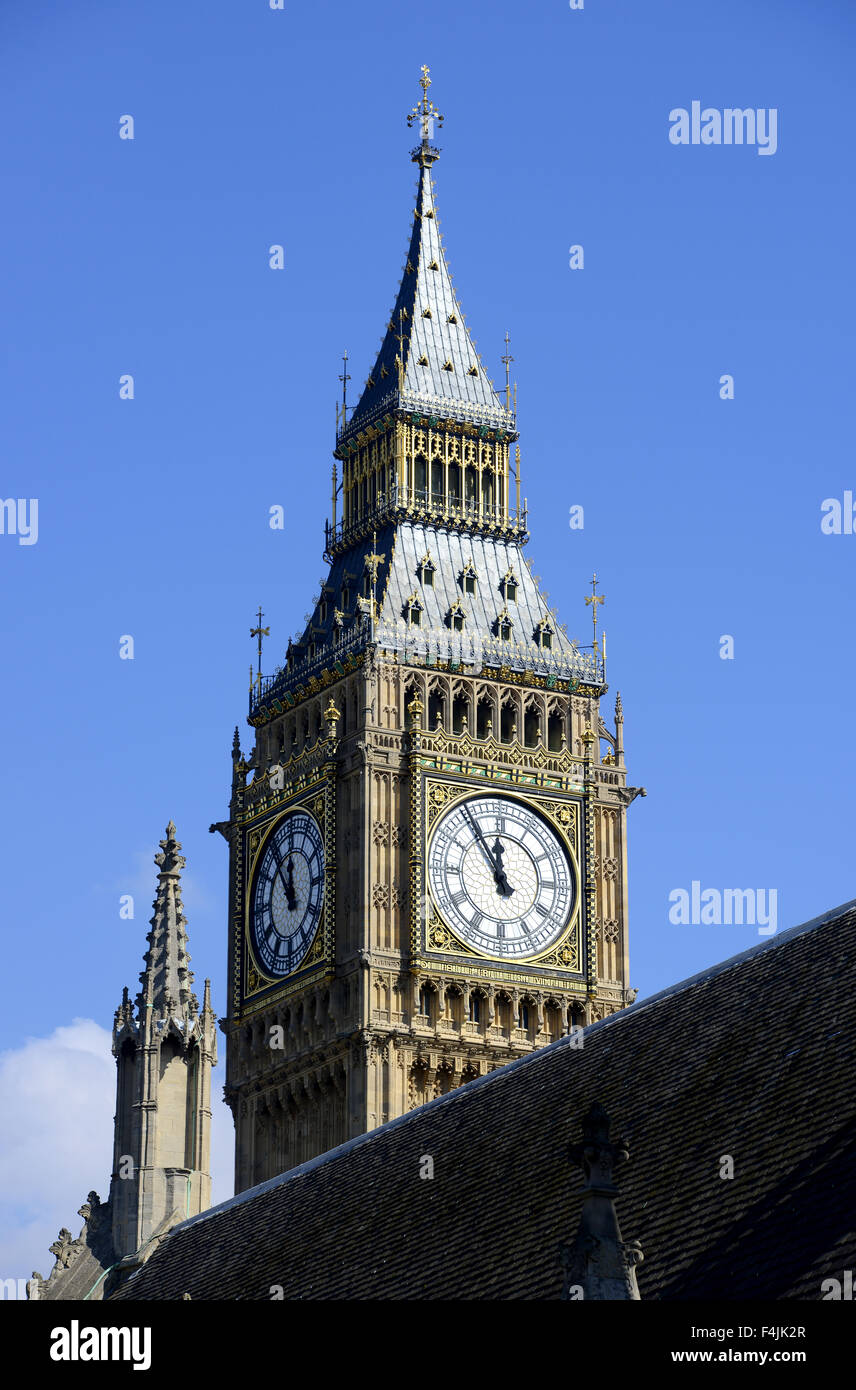 "Big Ben" Londra, "Big Ben" orologio, Londra, Gran Bretagna, Regno Unito Foto Stock