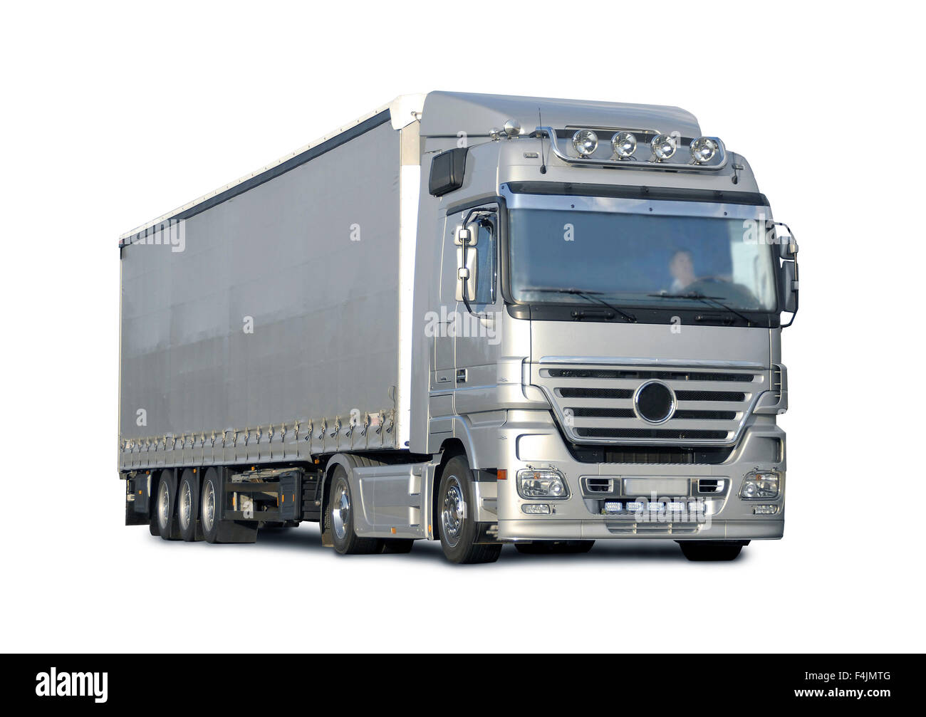 Moderno semi carrello Foto Stock