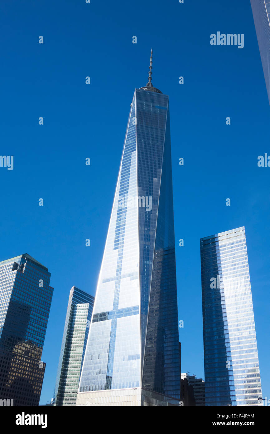 Il World Trade Center e la libertà Tower presso il World Trade Center a New York City Foto Stock