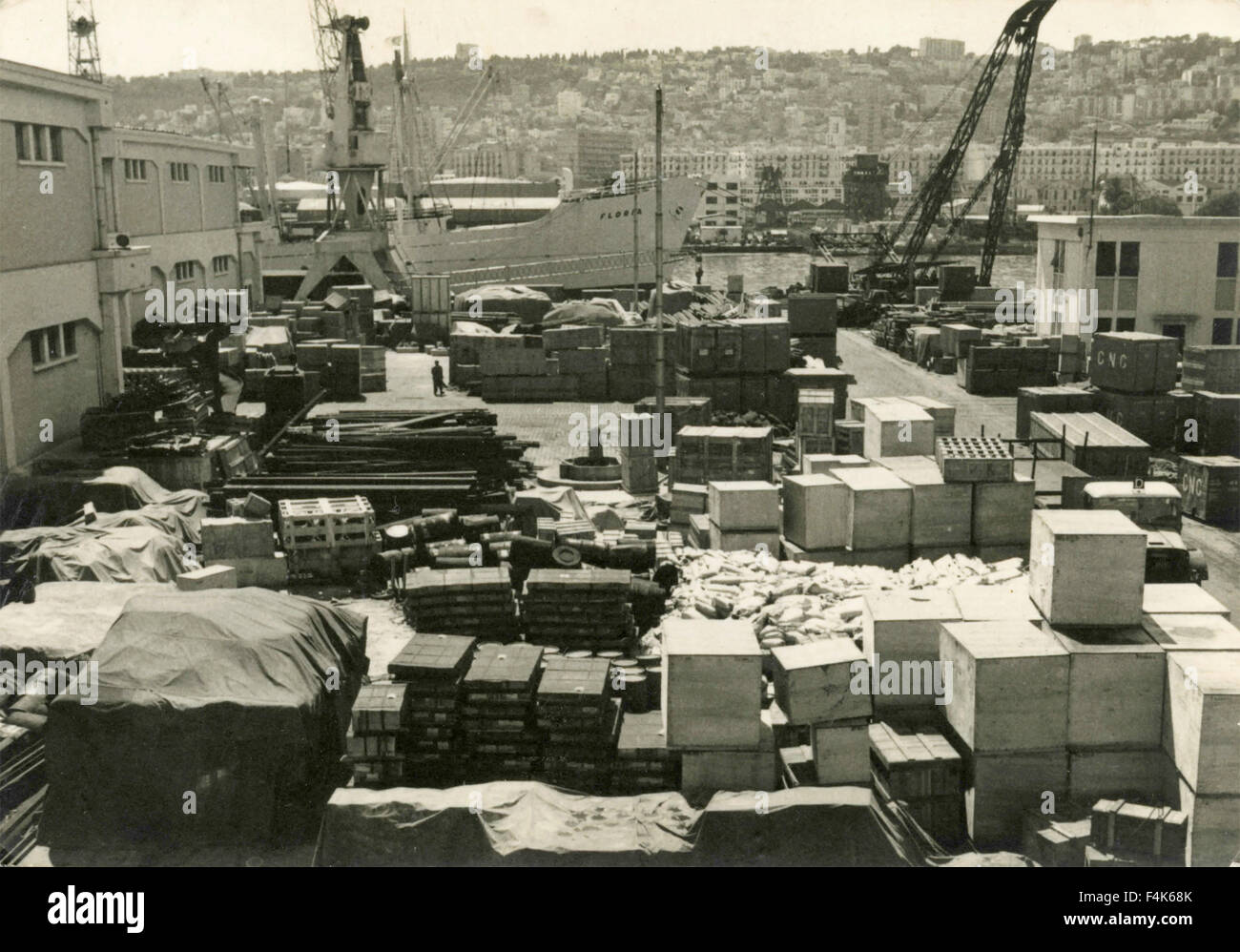 Porto di Algeri, Algeria Foto Stock