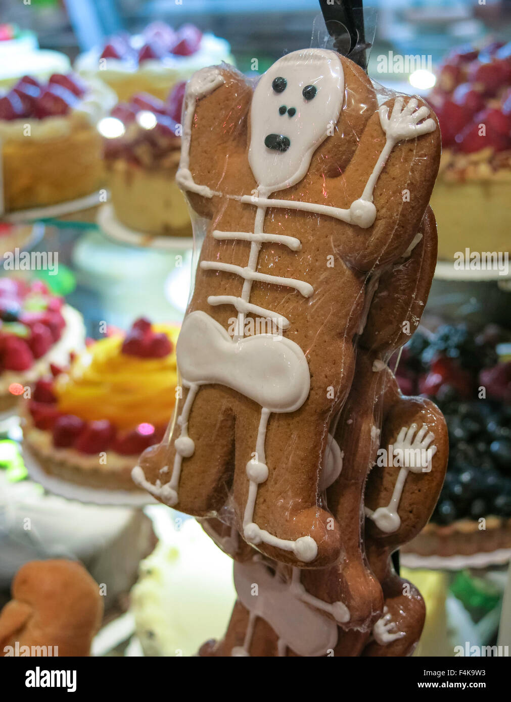 I dolci di Halloween a Grand Central Market, NYC, STATI UNITI D'AMERICA Foto Stock