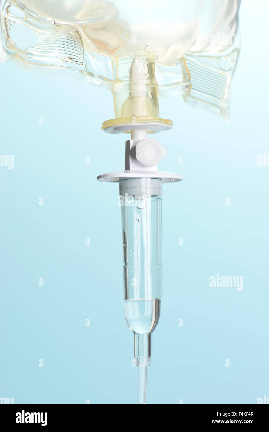 Camera di gocciolamento IV Foto Stock