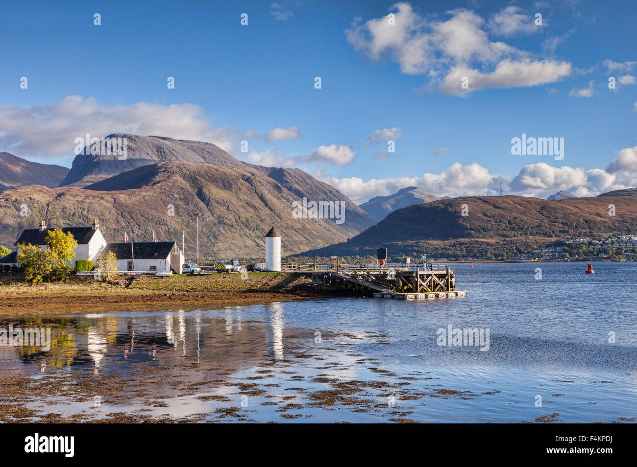 E Corpach Ben Nevis, Fort William, Highland, Scotland, Regno Unito Foto Stock