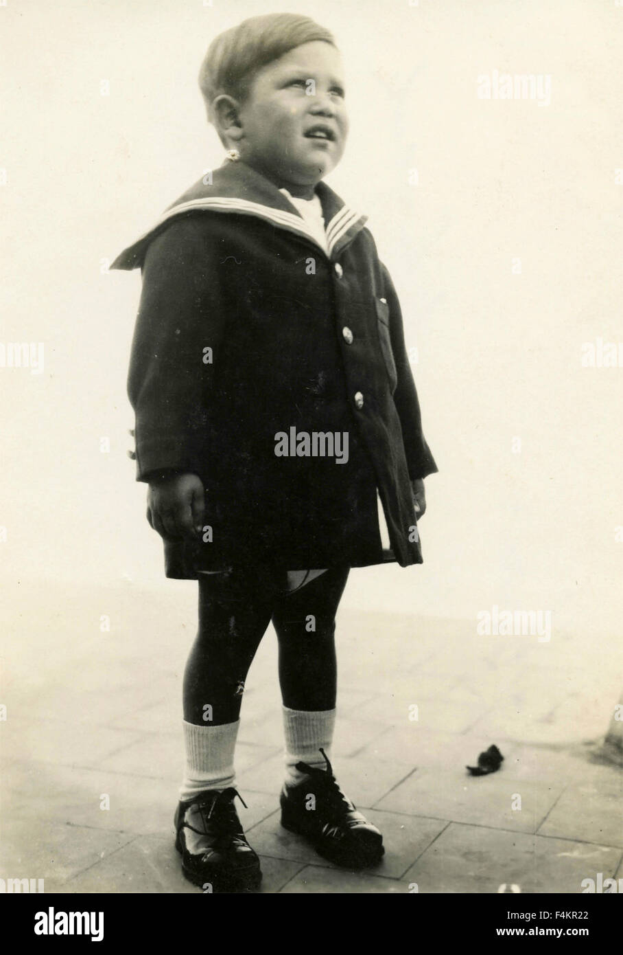 Bambino sailor suit, Italia Foto Stock