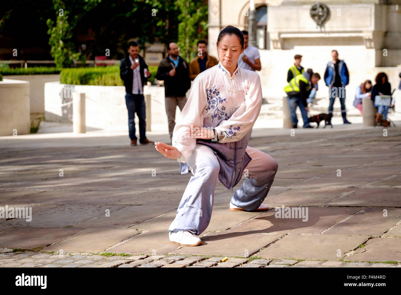 Tai Chi dimostrazione Preston Foto Stock