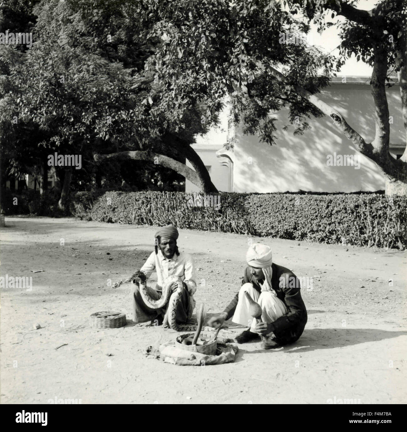 Incantatori di serpenti, India Foto Stock