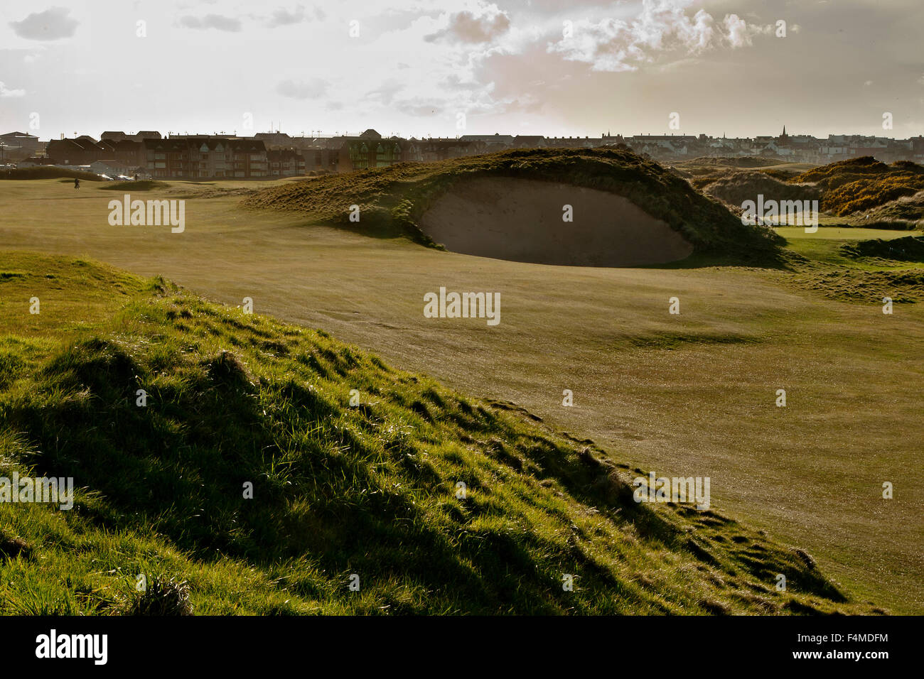 Royal Portrush Golf Club recentemente annunciato come il luogo per il 2019 Open di Golf Foto Stock