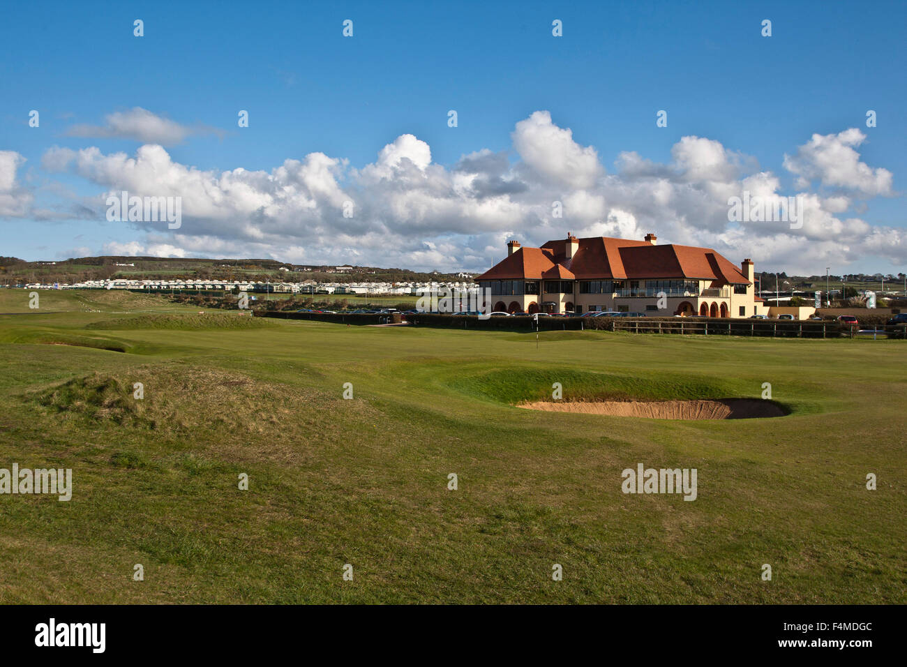 FILE DI FOTO: Portrush, Antrim, Irlanda del Nord, Regno Unito. Xxv Aprile, 2013. Royal Portrush Golf Club recentemente annunciato come il luogo per il 2019 Open Golf Championship Credito: Motofoto/Alamy Live News Foto Stock