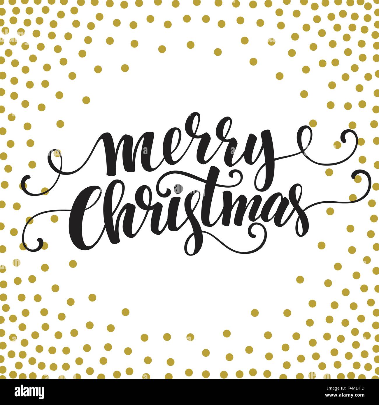 Buon Natale Glitter Scritta.Disegnato A Mano Carta Tipografia Buon Natale Saluti Gold Glitter Scritte A Mano Illustrazione Vettoriale Immagine E Vettoriale Alamy